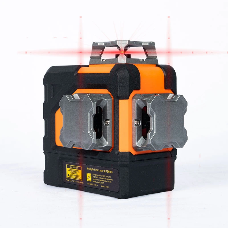 Leibhéal léasair dearg geal 3D 3D